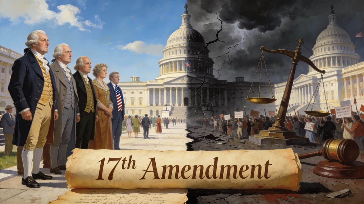How the 17th Amendment Fueled Executive Expansion and Shattered the Genius of the Founders