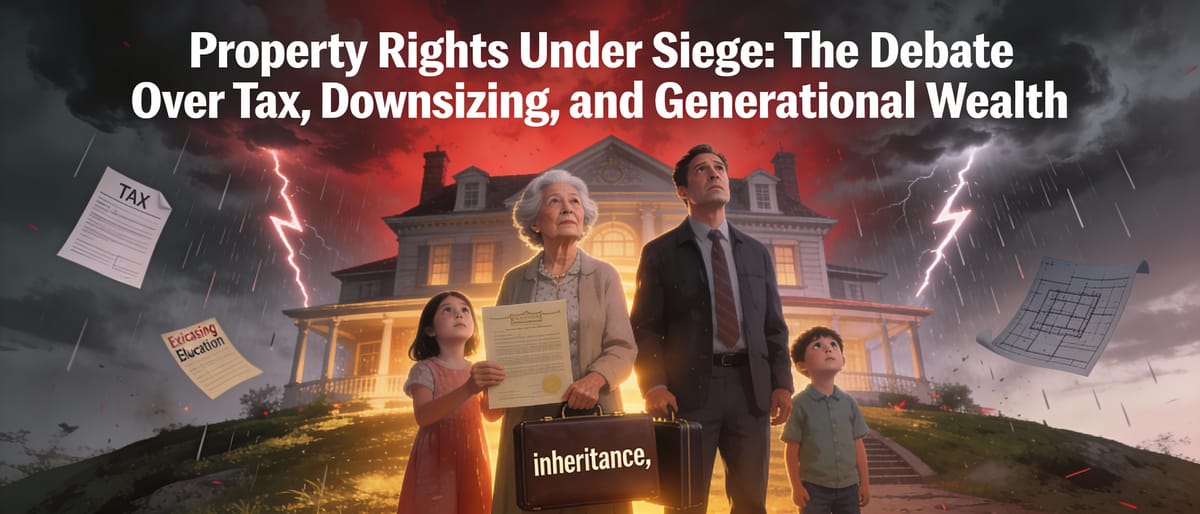 Property Rights Under Siege: The Debate Over Tax, Downsizing, and Generational Wealth